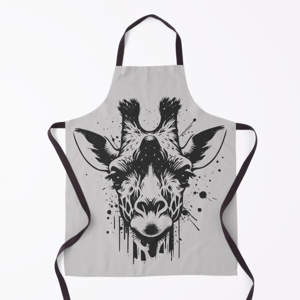 Item preview, Giraffe Gaze – Splatter & Drip Safari Graphic designed and sold by MvuuStudio.