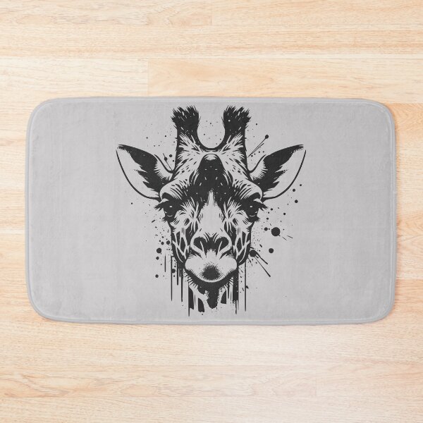 Item preview, Giraffe Gaze – Splatter & Drip Safari Graphic designed and sold by MvuuStudio.