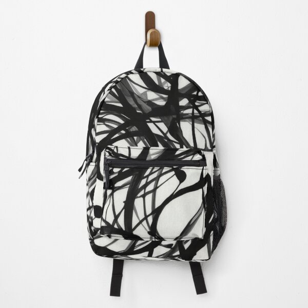 Item preview, Monochrome Chaotic Ink Swirl Abstract designed and sold by optimusprime39.