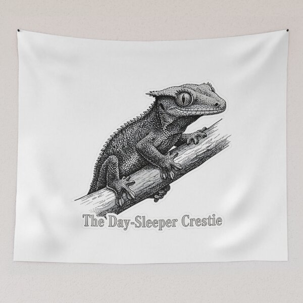 Item preview, Minimalist Morph Print: The Day-Sleeper Crestie designed and sold by HelixPedia.