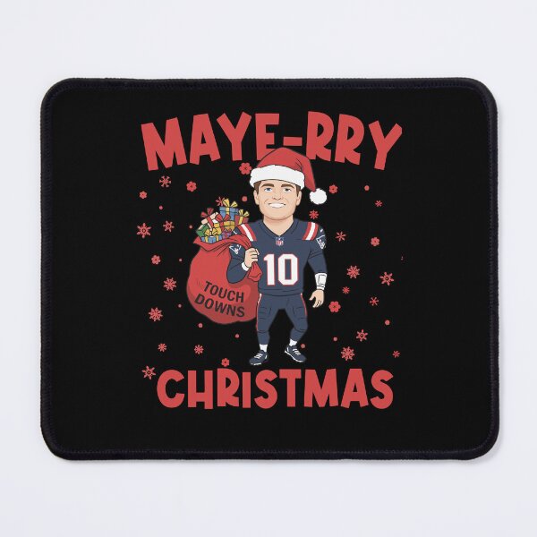 Item preview, Drake Maye Santa Claus Christmas Touch Downs New England Patriots designed and sold by jakaun.