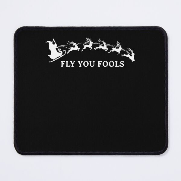 Item preview, Fly You Fools Christmas Lord of The Rings Gandalf Santa Fellowship designed and sold by jakaun.