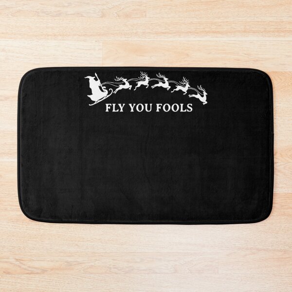 Item preview, Fly You Fools Christmas Lord of The Rings Gandalf Santa Fellowship designed and sold by jakaun.