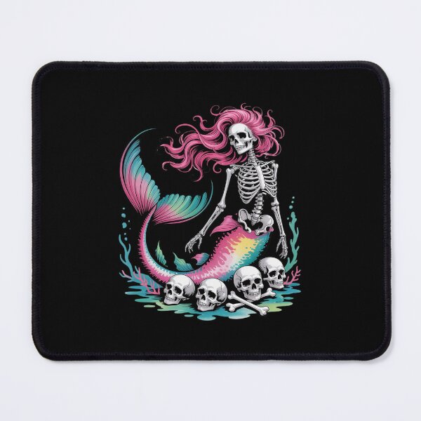Item preview, Mermaid Skull Ocean Wave Siren Skeleton Sea designed and sold by ShelFisher.