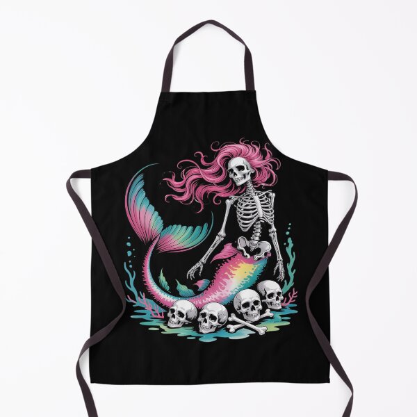 Item preview, Mermaid Skull Ocean Wave Siren Skeleton Sea designed and sold by ShelFisher.