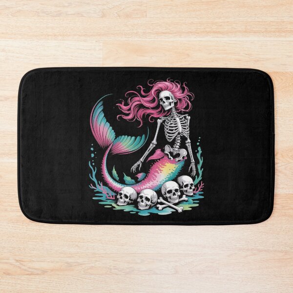Item preview, Mermaid Skull Ocean Wave Siren Skeleton Sea designed and sold by ShelFisher.