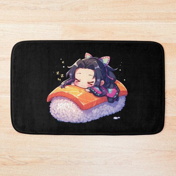 Item preview, Daki Demon Slayer Anime Girl Kawaii Chibi Sushi Roll designed and sold by CarlosBender.