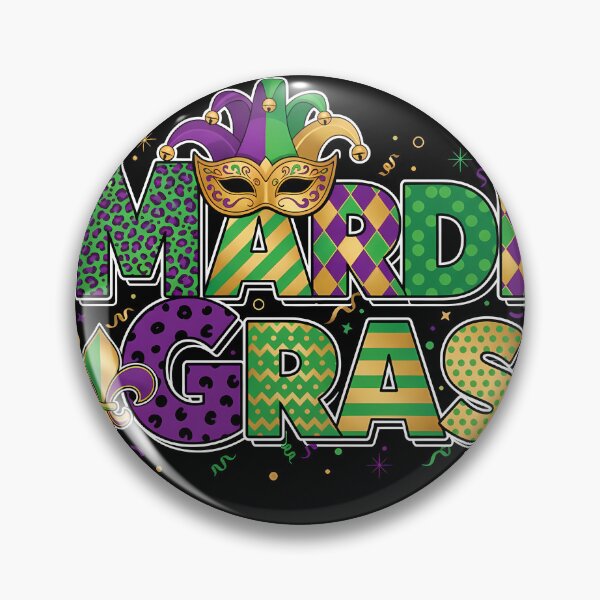 Item preview, Vintage Style Mardi Gras King Cake Colors Design Fat Tuesday Party Gear designed and sold by RoyesButler.