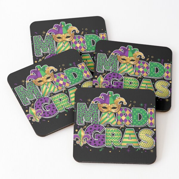 Item preview, Vintage Style Mardi Gras King Cake Colors Design Fat Tuesday Party Gear designed and sold by RoyesButler.