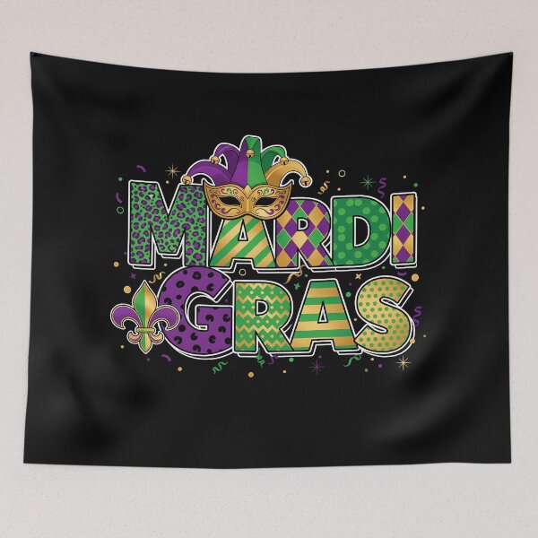 Item preview, Vintage Style Mardi Gras King Cake Colors Design Fat Tuesday Party Gear designed and sold by RoyesButler.