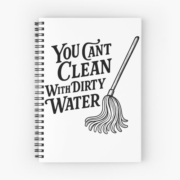 Item preview, Funny Cleaning and Life Quote with Classic Mop Art designed and sold by TwinFishDesign.