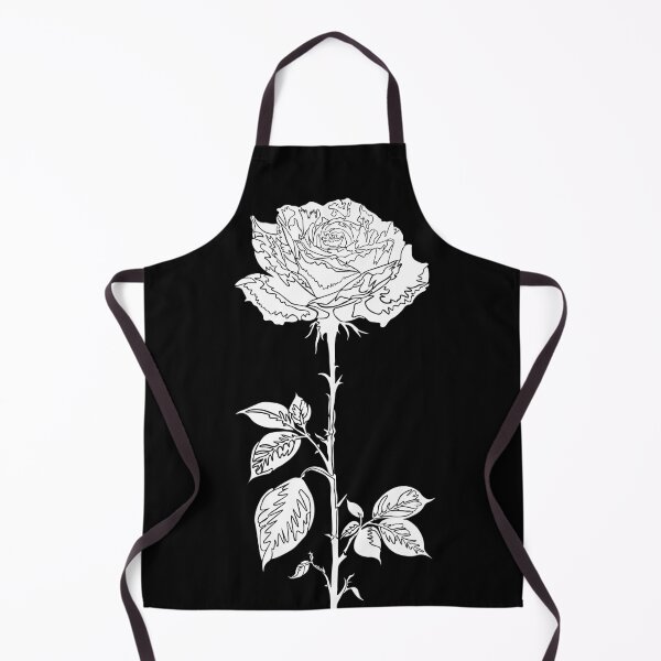 Item preview, JP Rose Drawing in White designed and sold by BoldLineArt.