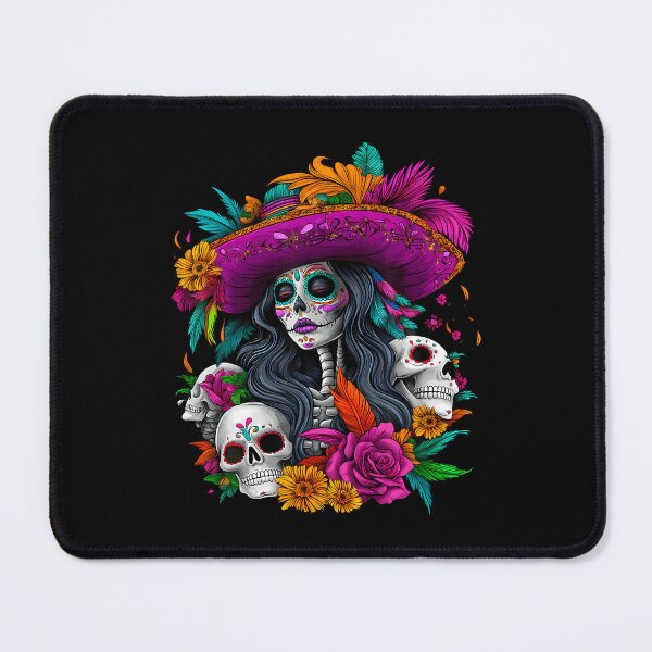 Item preview, Day Of The Dead Sugar Skull De Los Muertos La Catrina Women designed and sold by reeneregen.