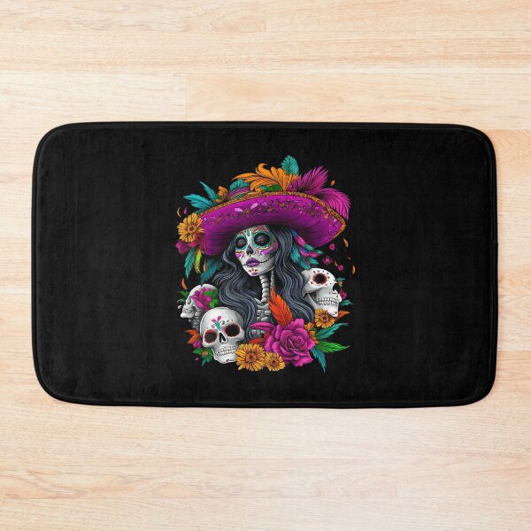 Item preview, Day Of The Dead Sugar Skull De Los Muertos La Catrina Women designed and sold by reeneregen.