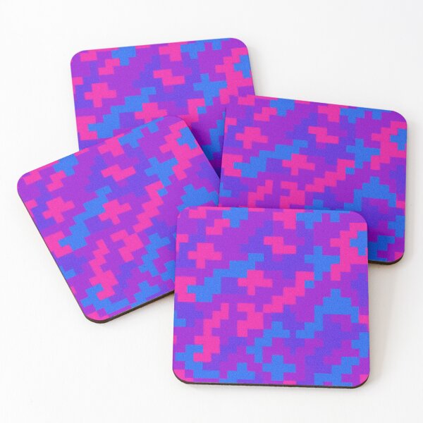 Item preview, Byte Me – The Bisexual Digital Camouflage II ✨ - PRIDE CAMO - DIGITAL designed and sold by WheelieGdArt.
