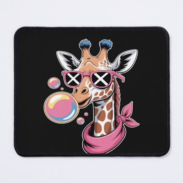 Item preview, Funny Pink Giraffe For Women Girl Glasses & Pink Bubble Gum designed and sold by Hofersofer.