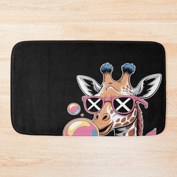 Item preview, Funny Pink Giraffe For Women Girl Glasses & Pink Bubble Gum designed and sold by Hofersofer.