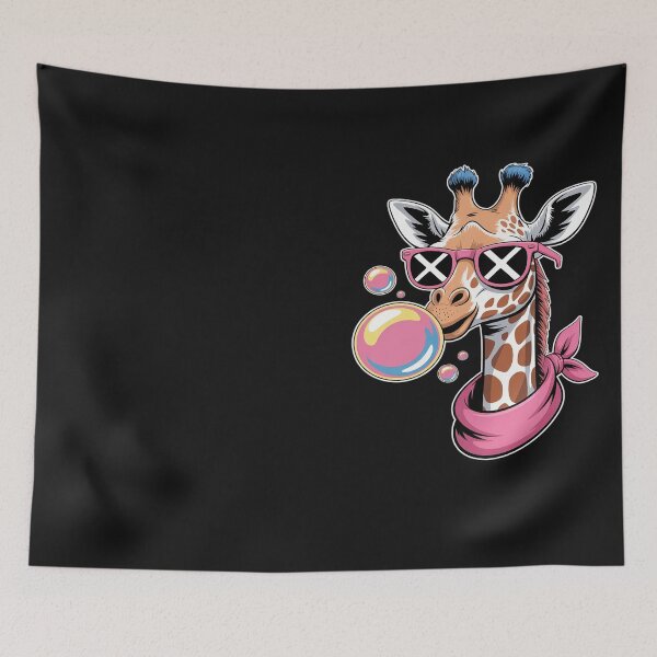 Item preview, Funny Pink Giraffe For Women Girl Glasses & Pink Bubble Gum designed and sold by Hofersofer.