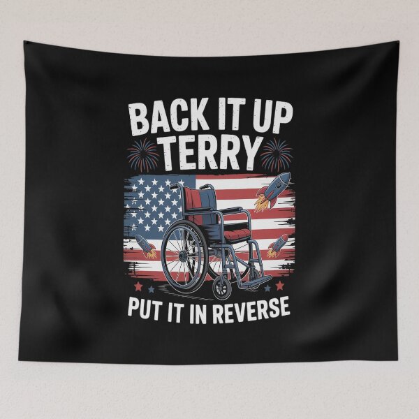 Item preview, Back It Up Terry Put It In Reverse Funny 4th of July  designed and sold by Moxizz.