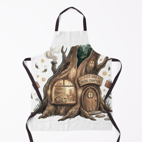 Item preview, Cozy Fantasy Reader "Just One More Chapter" Magical Bookshop designed and sold by StickyGuys.