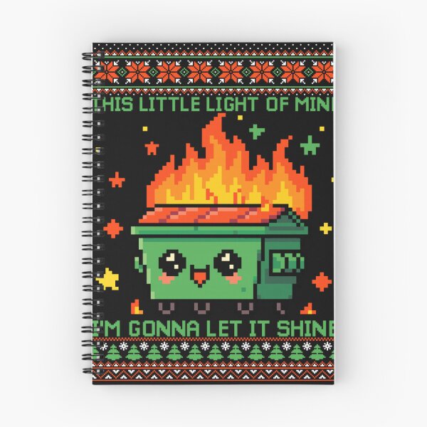 Item preview, Funny This Little Light Of Mine Dumpster Fire designed and sold by colornatics.