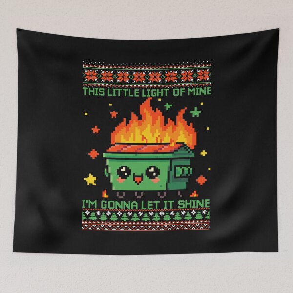 Item preview, Funny This Little Light Of Mine Dumpster Fire designed and sold by colornatics.