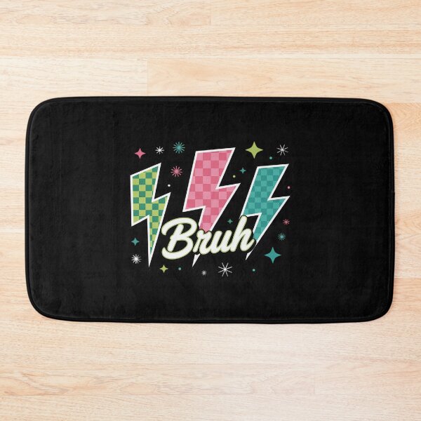 Item preview, Merry Christmas Bruh Lightning Bolt Checkered Xmas designed and sold by Rotasiin.