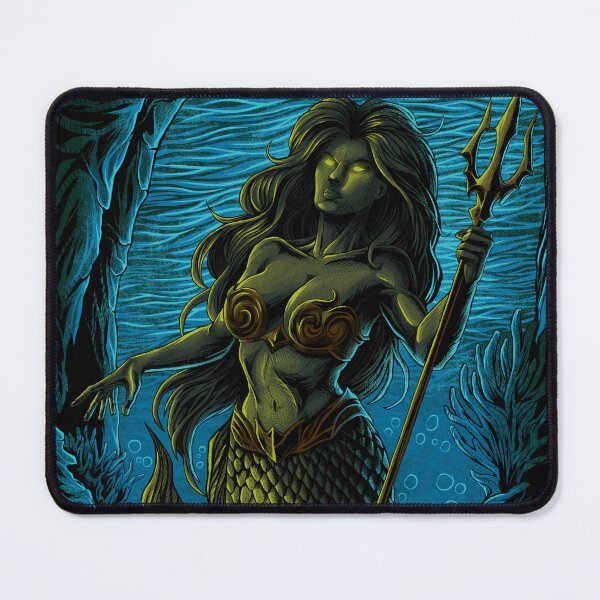 Item preview, Horror Mermaid Under The Sea With Her Two Servants designed and sold by neonabdrawn.