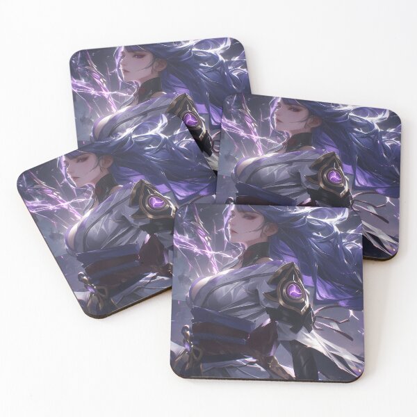 Item preview, Raiden Shogun Genshin Impact Game Anime Girl Waifu Lightning Inazuma Power Eternity designed and sold by CarlosBender.