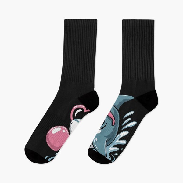 Item preview, Funny Shark Wearing Glasses and Blowing Pink Bubble Gum designed and sold by Hofersofer.