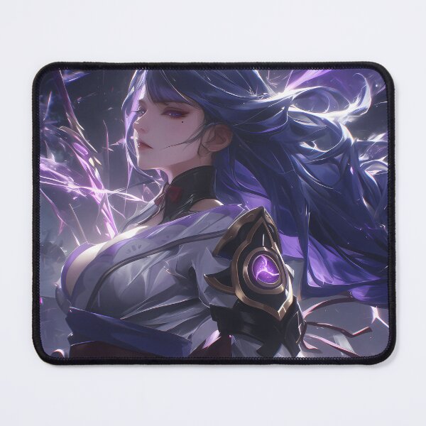 Item preview, Raiden Shogun Genshin Impact Game Anime Girl Waifu Lightning Inazuma Power Eternity designed and sold by CarlosBender.