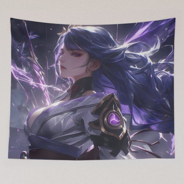 Item preview, Raiden Shogun Genshin Impact Game Anime Girl Waifu Lightning Inazuma Power Eternity designed and sold by CarlosBender.
