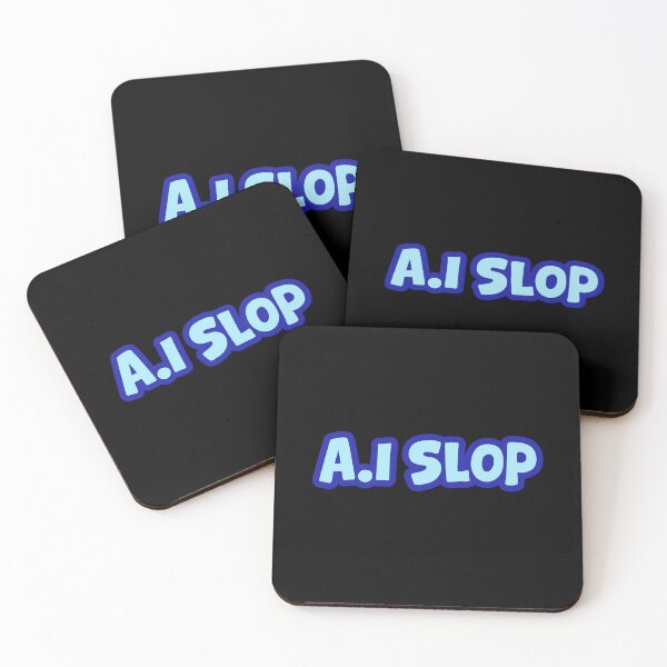Item preview, A.I Slop, Blue Outline Internet Memes designed and sold by Memes N Lore .