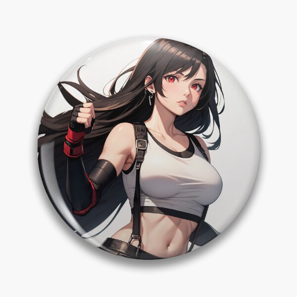 Item preview, Tifa Lockhart Final Fantasy VII Midriff Art designed and sold by iloveanimechibi.