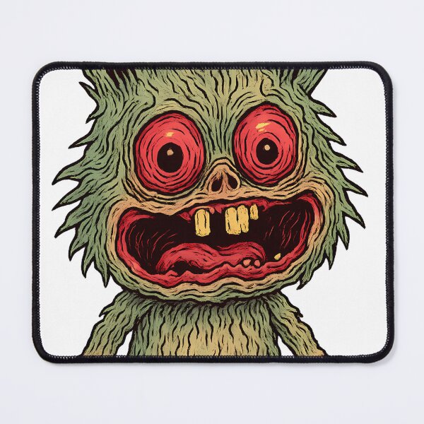 Item preview, Trippy Melting Monster – Creepy Cute Psychedelic Creature designed and sold by Th4d1us.