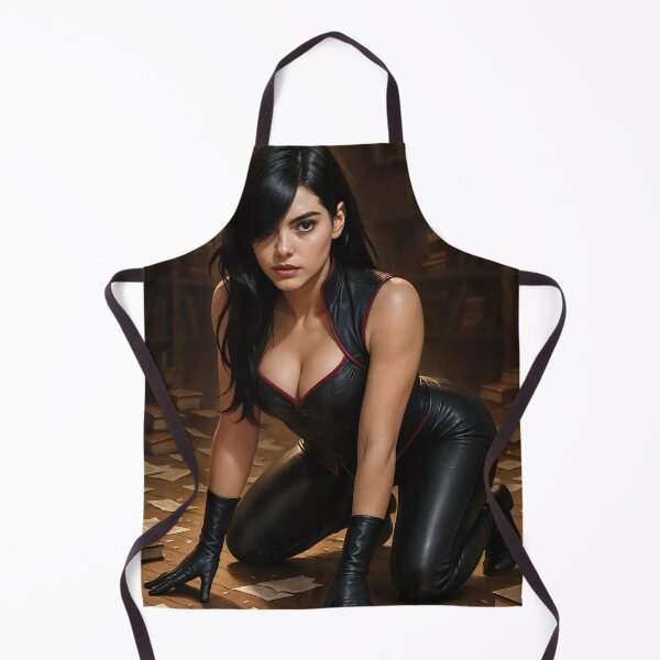 Item preview, Cassandra in black leather suit library chaos designed and sold by CathryneDelamort.