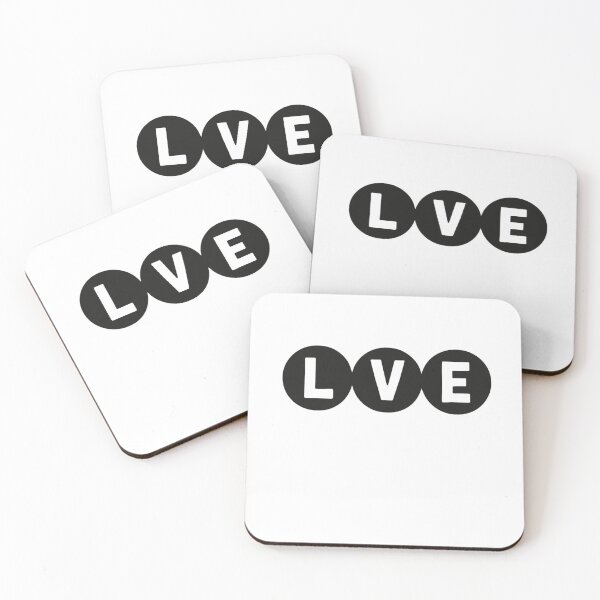 Item preview, Minimalist “LVE” Circles Love Design designed and sold by TwinFishDesign.