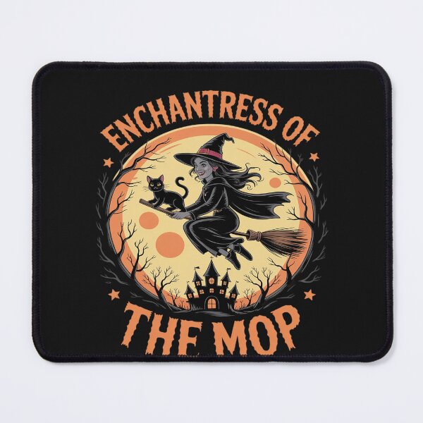 Item preview, Funny Spooky Crazy Witch Cleaner Enchantress of the Mop Halloween designed and sold by Hofersofer.