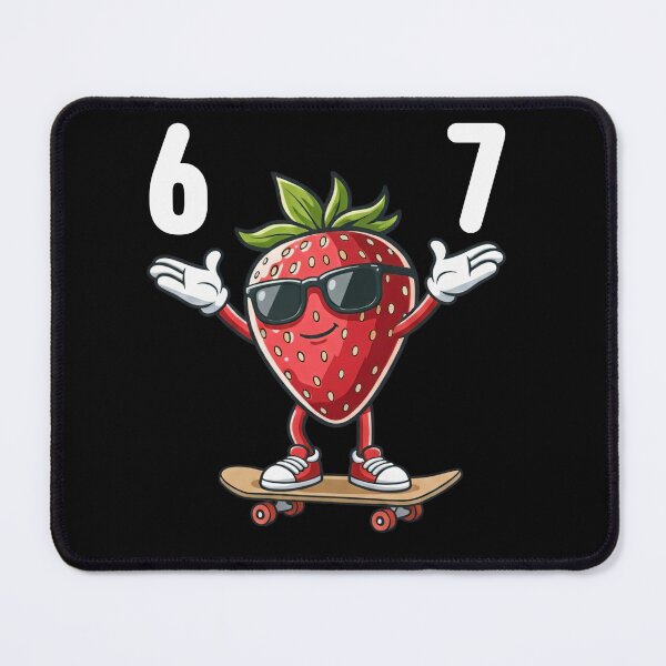 Item preview, Cool Strawberry Skateboarding T-Shirt designed and sold by LashondaGreen89.