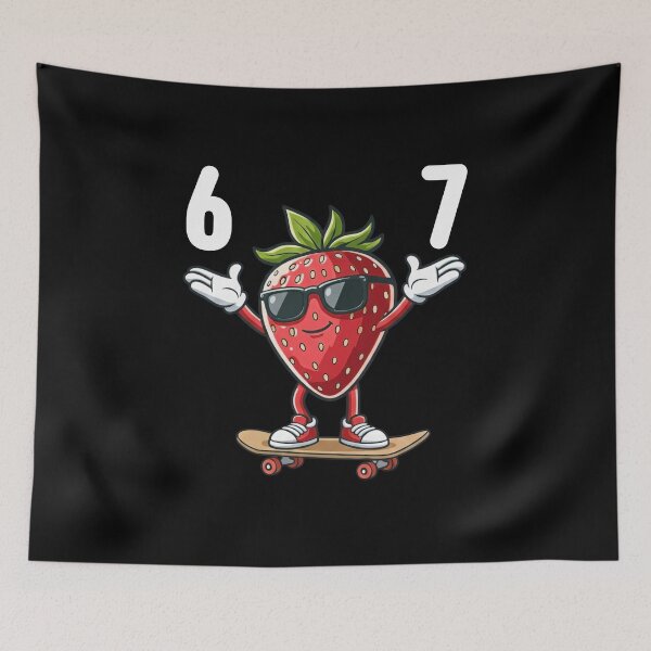 Item preview, Cool Strawberry Skateboarding T-Shirt designed and sold by LashondaGreen89.