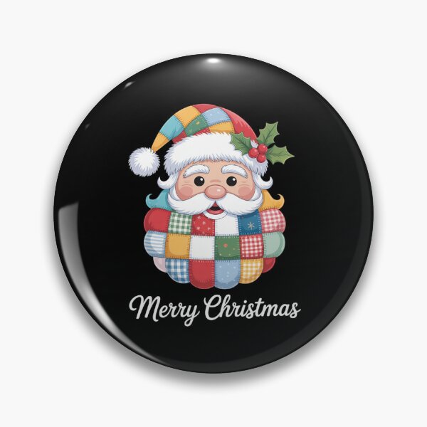 Artikelvorschau, Fröhliche Weihnachten, Patchwork-Weihnachtsmann entworfen und verkauft von Rotasiin.