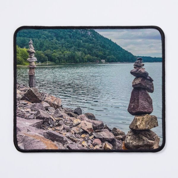 Item preview, Nature’s Balance Stones – Serene Lake Shore Photography designed and sold by aadventures.