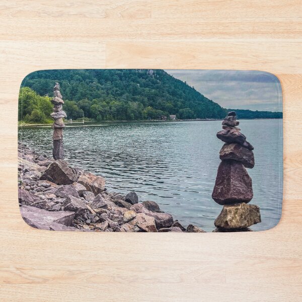 Item preview, Nature’s Balance Stones – Serene Lake Shore Photography designed and sold by aadventures.