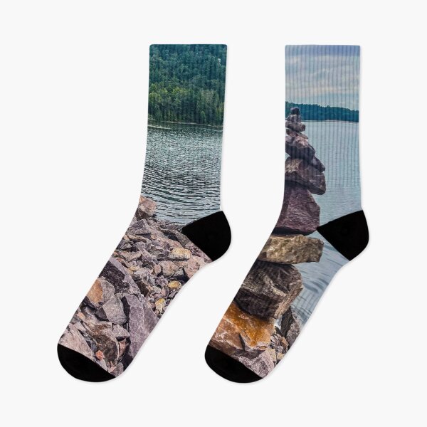 Item preview, Nature’s Balance Stones – Serene Lake Shore Photography designed and sold by aadventures.