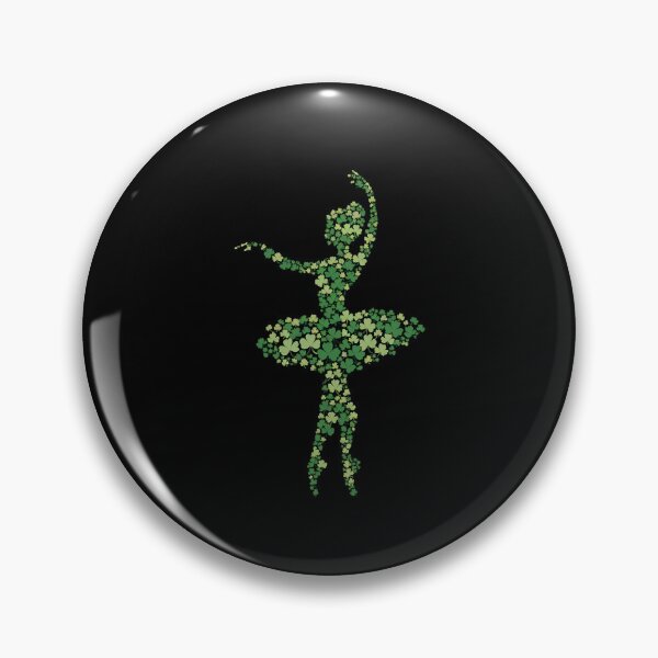 Item preview, St. Patricks Day Clover - Ballet Dance Ballerina designed and sold by AsteriskDatBArt.