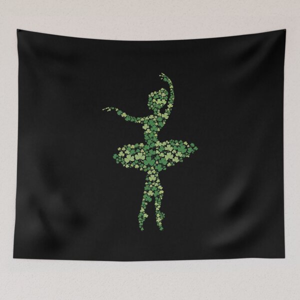 Artikelvorschau, St. Patrick's Day Kleeblatt - Balletttanz Ballerina entworfen und verkauft von AsteriskDatBArt.