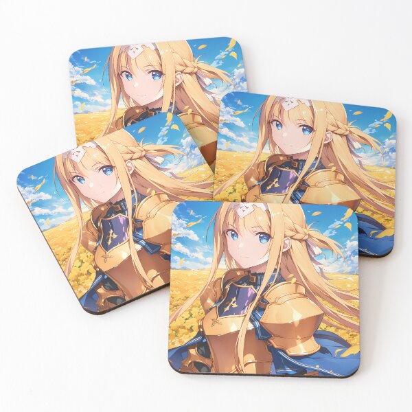 Item preview, Alice Zuberg Sword Art Online Anime Girl Waifu Golden Field Beauty designed and sold by CarlosBender.