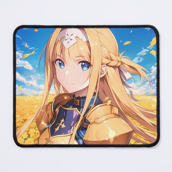 Item preview, Alice Zuberg Sword Art Online Anime Girl Waifu Golden Field Beauty designed and sold by CarlosBender.