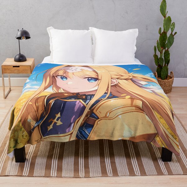 Item preview, Alice Zuberg Sword Art Online Anime Girl Waifu Golden Field Beauty designed and sold by CarlosBender.