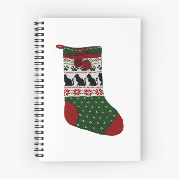 Item preview, Cat Christmas Stocking designed and sold by bubblegumhearts.